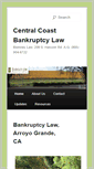 Mobile Screenshot of centralcoastbankruptcylaw.com